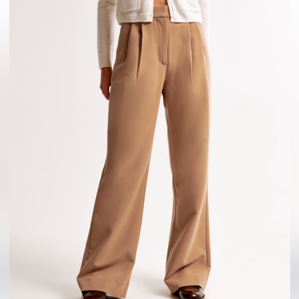 Abercrombie Sloane Brown Women's Wide-Leg Pants